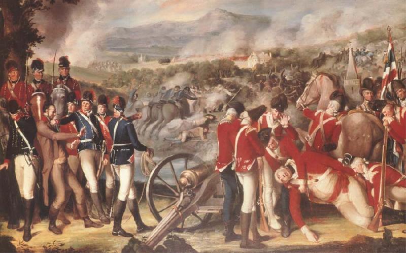 Thomas Pakenham The Battle of Ballynahinch on 13 June by Thomas Robinson,the most detailed and authentic picture of a battle painted in 1798 Germany oil painting art